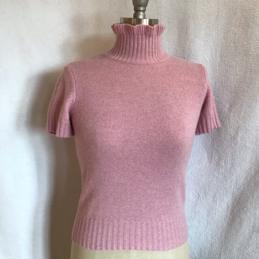 Kenzo Paris XXS/XS pink wool/nylon sweater